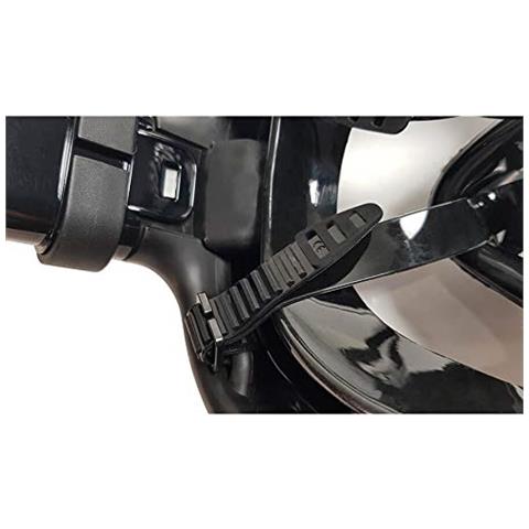 Maschera Snorkel Full Face Junior Nero - Foto 3