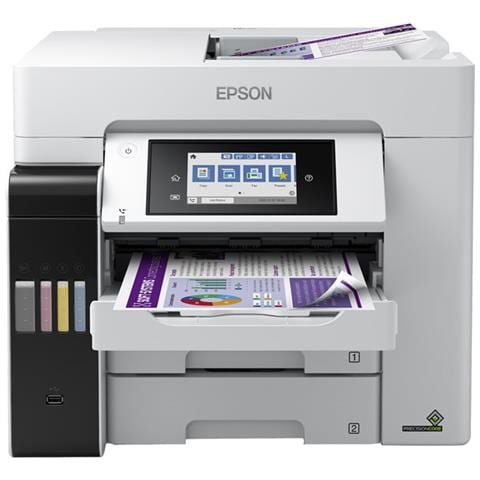 Stampante Multifunzione EcoTank Pro ET-5880 Inkjet a Colori A4 4800×2400 DPI Wi-Fi / Ethernet / USB Copia Scansione e Fax a Colori 25 ipm a Colori - Foto 1