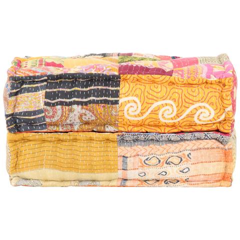 Pouf 60x70x36 cm in Tessuto Patchwork - Foto 9