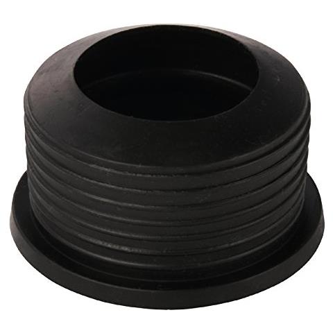 Ht Sifone 25187 7 - Tubo Di Scarico Dal Lavello, Con Manicotto In Gomma Per Tubo Di Scappamento, Sistema Di Installazione, 40-50 Mm, Nero - Foto 1