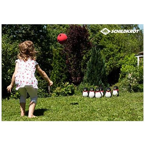 Schildkrt Fun Sports Schildkrt Funsports Set Per Interni Ed Esterni 6 Pinguini Con Un Supporto Stabile E Di Una Palla Da Bowling Morbida 970.303 - Foto 2