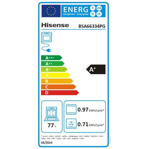 Forno Elettrico da Incasso Steam Add Plus BSA66334PG Capacità 77 L Multifunzione Ventilato Cottura Vapore Potenza 3500 W Colore Nero - Foto 2