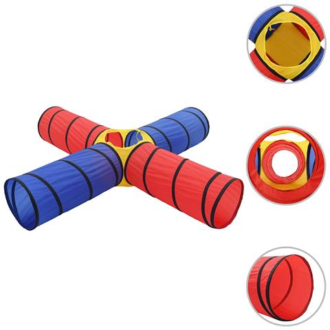 Tunnel Da Gioco Per Bambini Con 250 Palline Multicolore - Foto 2