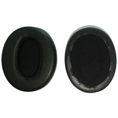 Cuscinetti Auricolari In Similpelle Per Cuffie Di Ricambio Sony Xb910n, 1 Paio Black - Foto 1