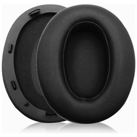 Cuscinetti Auricolari In Similpelle Per Cuffie Di Ricambio Sony Xb910n, 1 Paio Black - Foto 5