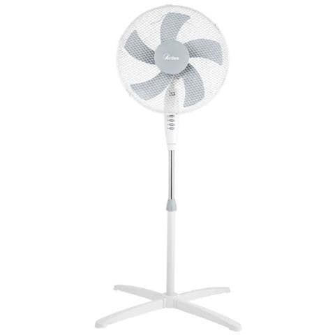 Steelo 40PW Ventilatore a Piantana 5 Pale Diametro 40 cm Colore Bianco - Foto 2
