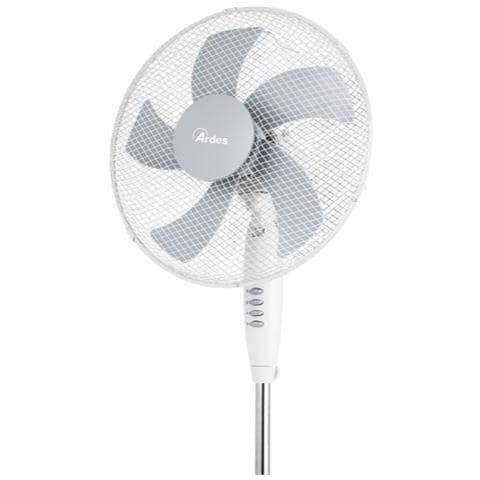 Steelo 40PW Ventilatore a Piantana 5 Pale Diametro 40 cm Colore Bianco - Foto 4