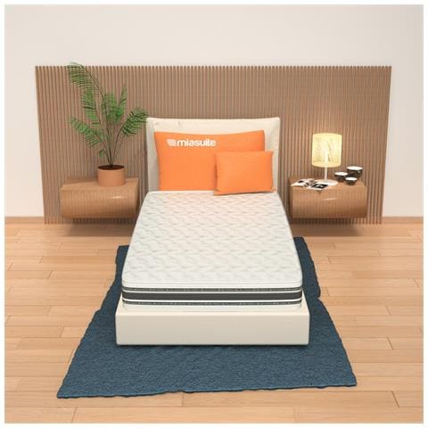 Materasso Singolo 90x190 cm a Molle Bonnel e Memory, alto 26 cm - Box System, Traspirante | Rubino - Foto 5