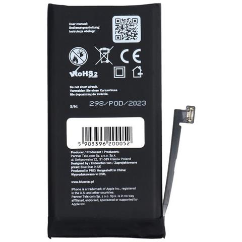Batteria Ioni Di Litio Integrata 3,88v 2406mah Per Apple Iphone 13 Mini - Foto 3