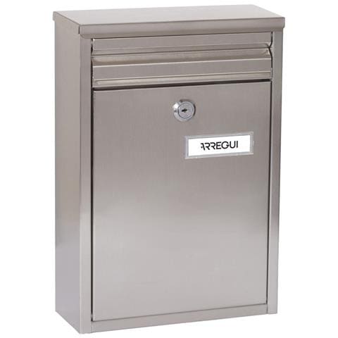Zaguán E5757 Cassetta Postale Individuale In Acciaio Inossidabile, Cassetta Postale Da Esterno O Raccogliposta, Dimensione S (din A5), Inox - Foto 1
