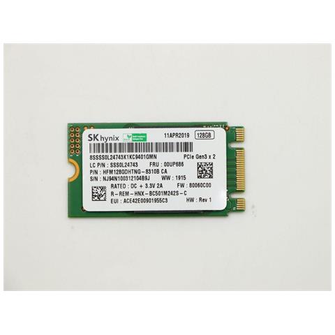 SSD 128 GB Serie SK Hynix M. 2 2242 Interfaccia PCIe 3.0 x2 (NVMe) - Foto 2