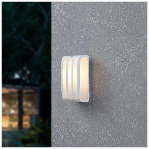 Applique Contemporanea Da Esterno Camarda 1 Luce Alluminio Bianco - Foto 1