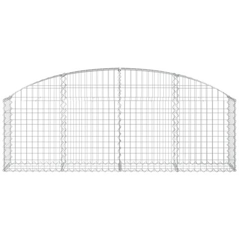Cesto Gabbione Ad Arco 200x30x60/80 Cm Ferro Zincato - Foto 2