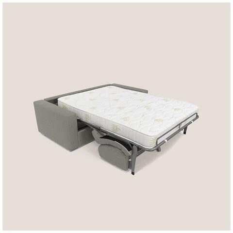 Nixon Divano letto matrimoniale con materasso 20 cm in tessuto impermeabile T03 200 cm (mat. 140x197) talpa - Foto 3