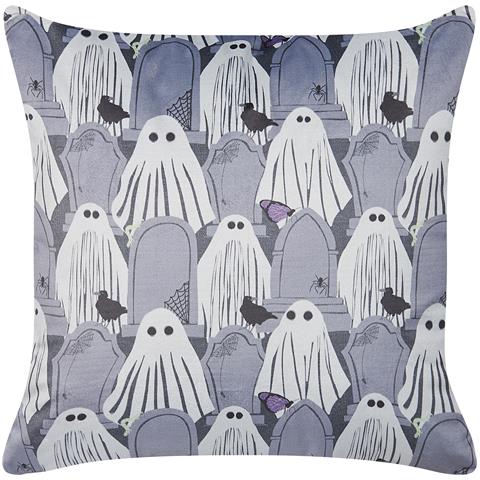 Cuscino Decorativo Fanate Velluto 45 X 45 Cm Astratto Grigio - Foto 5
