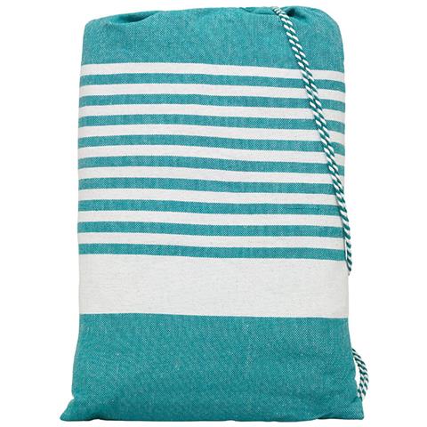 Telo Mare Lettino Spiaggia Piscina Con Cuscino E Tasche Palau Verde Acqua - Foto 4