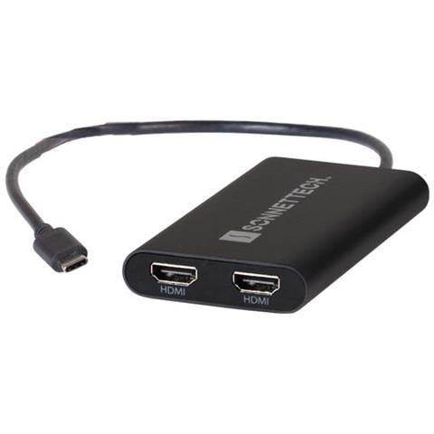 Usbc-dhdmi Cavo E Adattatore Video Usb Tipo A 2 X Hdmi Nero - Foto 1