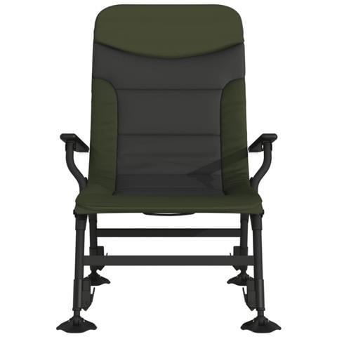 Sedia Da Pesca Con Braccioli Pieghevole Verde - Foto 3