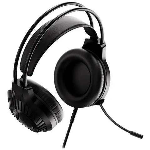 S605 Cuffie Da Gaming Noise-off Driver Da 50mm Cavo Da 2m 2x 3,5mm Audio /microfono + Usb Led Rgb Nero - Foto 2
