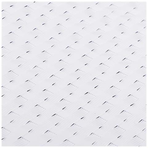 Schermi Da Balcone 10 Pz Bianchi 255x19 Cm In Polyrattan - Foto 2