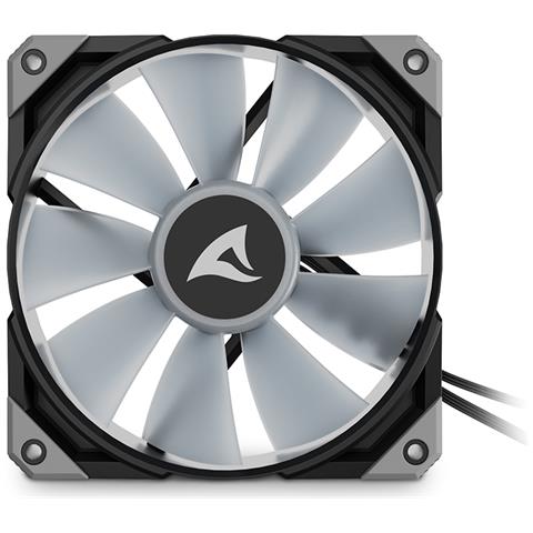 F50 Case per computer Ventilatore 12 cm Nero, Grigio - Foto 1