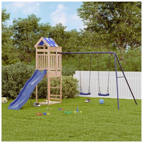 Set da Gioco da Esterno in Legno Massello di Pino - Foto 8