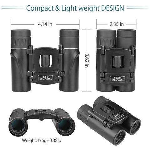 Binocolo Con Ingrandimento 8x21 - Foto 2