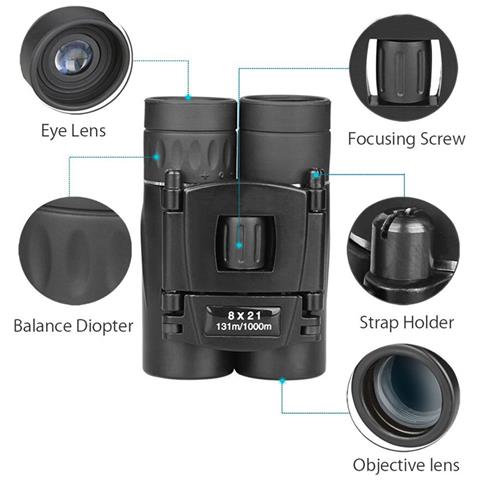 Binocolo Con Ingrandimento 8x21 - Foto 5