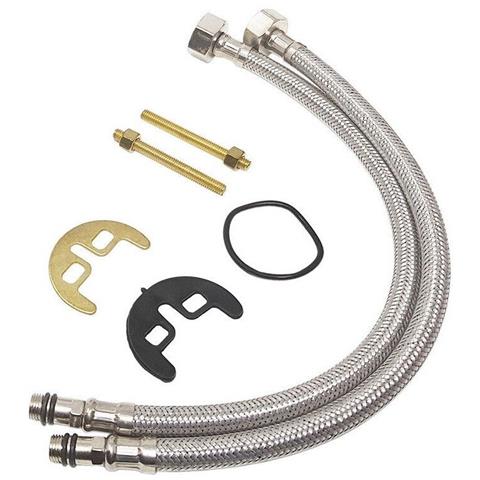 Rubinetto Miscelatore Cromato Casa Bagno Lavabo Lavandino Kit Montaggio Jh-8061 - Foto 2