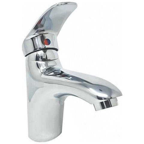 Rubinetto Miscelatore Cromato Casa Bagno Lavabo Lavandino Kit Montaggio Jh-8061 - Foto 4