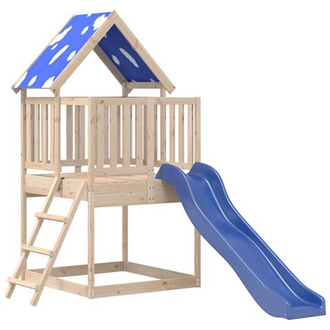 Set Da Gioco Da Esterno In Legno Massello Di Pino - Foto 1