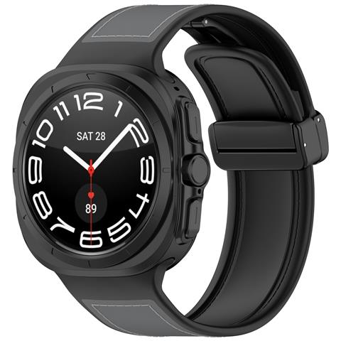 Samsung Watch Ultra Cinturino In Silicone Da 47 Mm Con Chiusura Magnetica Grey - Foto 4