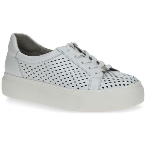 White Softnap Casual Closed Sport Shoe Sneakers Pelle Scarpe Donna Bianco Eu 36, 9-23553-20-160 - Foto 1