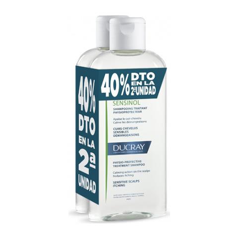 Ducray Sensinol Physio-protective Treatment Shampoo 2x400ml - Foto 1