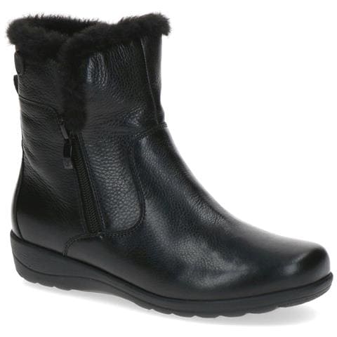 Black Nappa Casual Closed Booties Stivaletti Pelle Scarpe Donna Nero Eu 36, 9-26408-41-022 - Foto 1