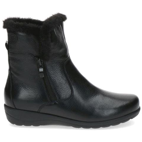 Black Nappa Casual Closed Booties Stivaletti Pelle Scarpe Donna Nero Eu 36, 9-26408-41-022 - Foto 2