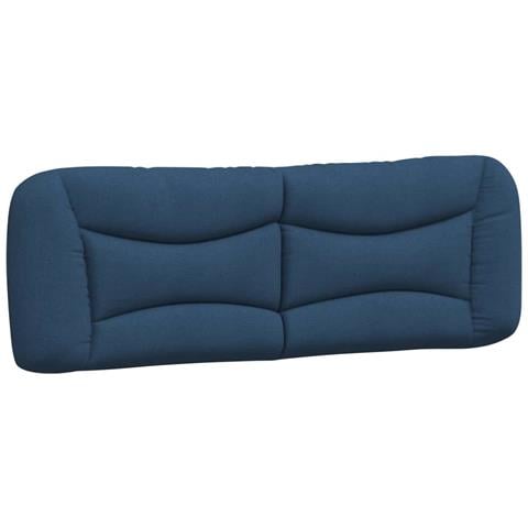 Cuscino Testiera Blu 160 Cm In Tessuto - Foto 2