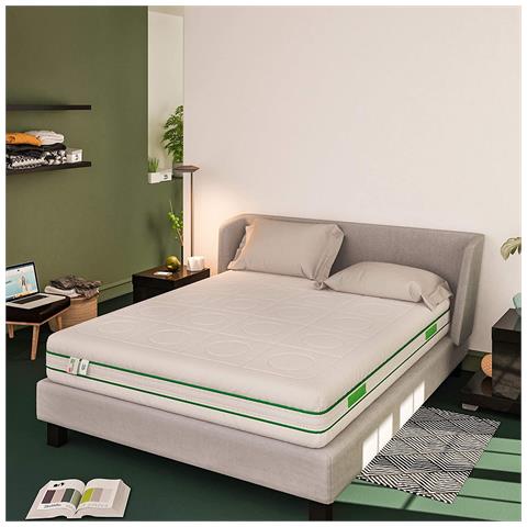 Materasso 800 Molle e Memory 3 cm Green Spring, misura 90x190 cm - Foto 1