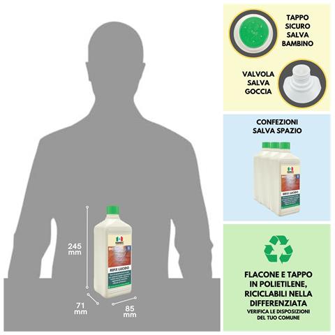 Refix Lucido 1lt - Cera Per Pavimenti - Foto 2