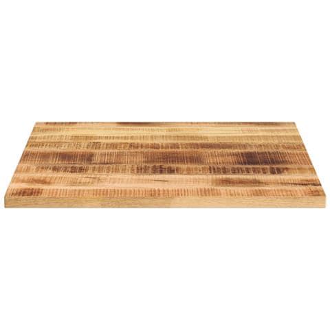 Piano Per Tavolo 80x80x3,8 Cm Quadrato Legno Di Mango Grezzo - Foto 3