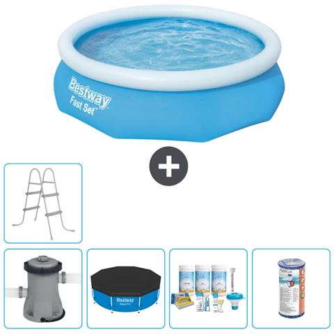 Piscina Fuori Terra - In Giro - 305x76 Cm - Blu - Include Accessori Coordinati Cb14 - Foto 1