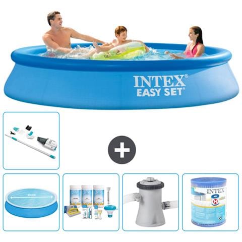 Piscina Fuori Terra - In Giro - 305x61 Cm - Blu - Include Accessori Coordinati A461 - Foto 1