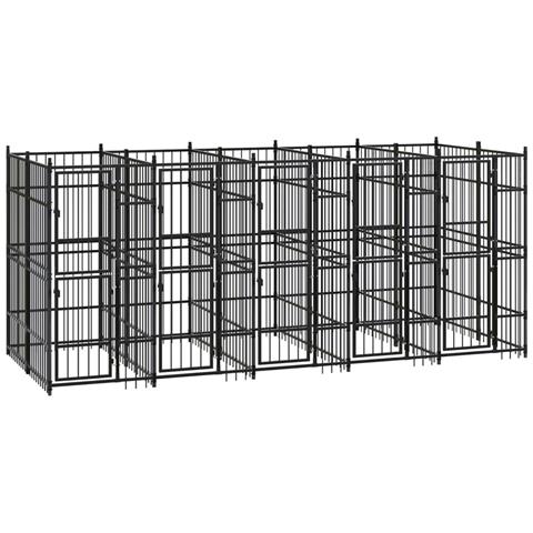 Lusso Casadino - Gabbia Per Cani Da Esterno In Acciaio 9,22 M² - Foto 2