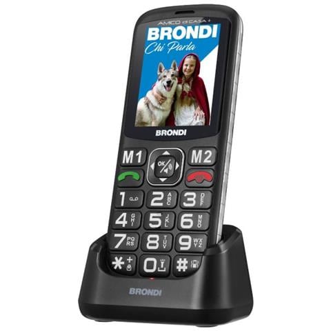 AMICO DI CASA+ 6,1 cm (2.4") Nero Telefono per anziani - Foto 1