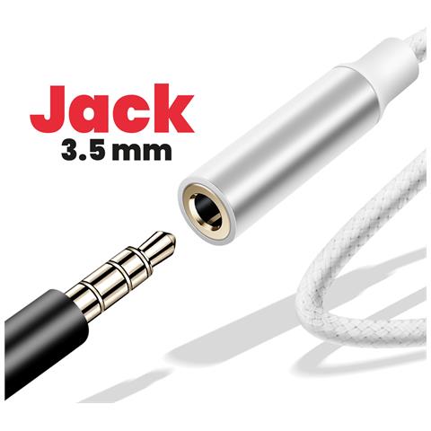 Adattatore Audio Usb-c-jack 3.5mm Smartphone/tablet, Bianco - Foto 2
