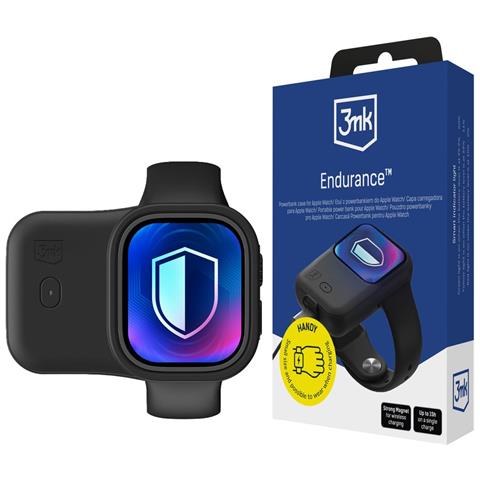 Custodia Batteria Induzione Per Apple Watch 49mm Silicone Autonomia 15h, Nero - Foto 11