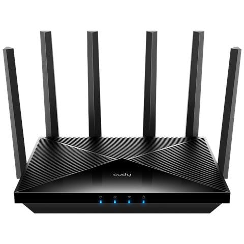 WR11000 router wireless 2.5 Gigabit Ethernet Tri-band (2,4 GHz / 5 GHz / 6 GHz) Nero - Foto 1