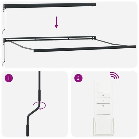 Tenda Retrattile giallo e arancione 400 × 300 cm - Foto 9