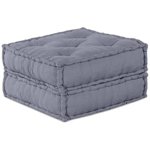 Cuscino 2 pcs Grigio 70 x 70 x 36 cm Poliestere - Foto 2