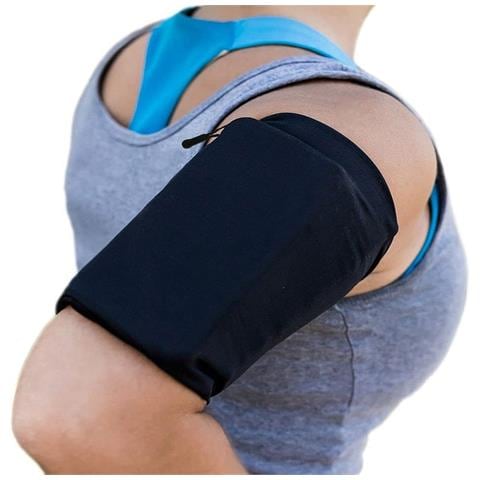 Fascia Da Braccio Nera Per Corsa - Porta Telefono Traspirante E Impermeabile Per Sport All'aperto M - Foto 1